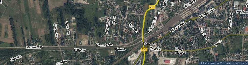 Zdjęcie satelitarne Tarczyńskiego Feliksa ul.