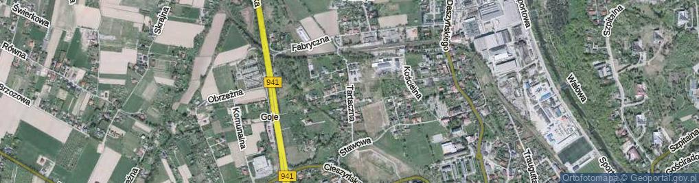 Zdjęcie satelitarne Tartaczna ul.