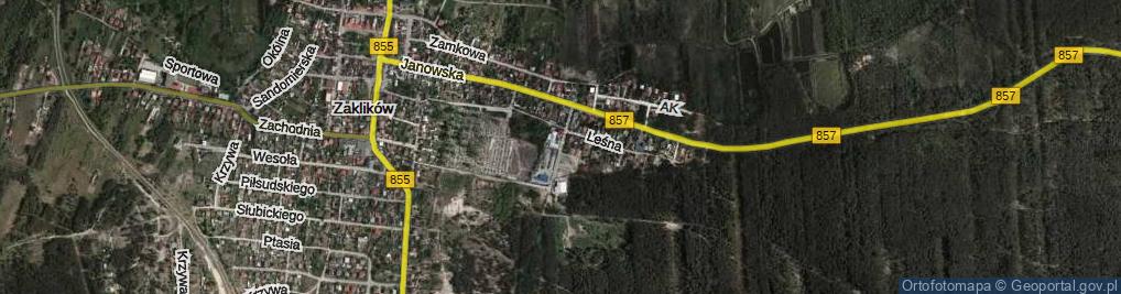 Zdjęcie satelitarne Targowa ul.