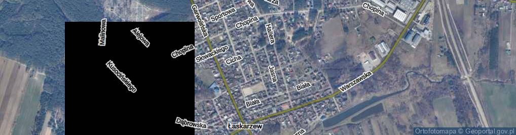 Zdjęcie satelitarne Targowa ul.