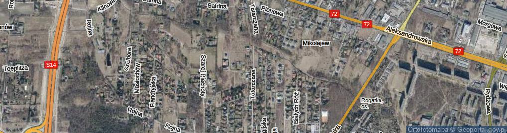 Zdjęcie satelitarne Tatarczana ul.
