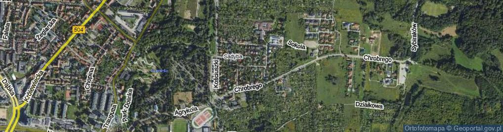 Zdjęcie satelitarne Tczewska ul.