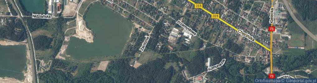 Zdjęcie satelitarne Tęczowa ul.