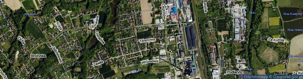 Zdjęcie satelitarne Terenowa ul.