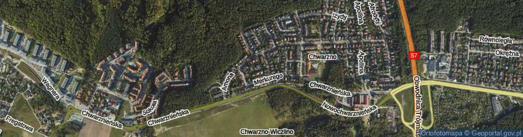 Zdjęcie satelitarne Temidy ul.