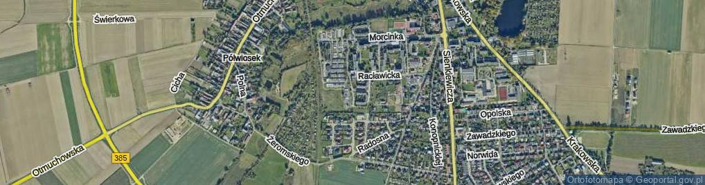 Zdjęcie satelitarne Tetmajera ul.