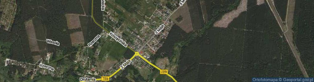 Zdjęcie satelitarne Tetmajera ul.