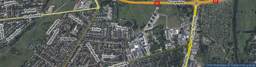 Zdjęcie satelitarne Teligi Leonida ul.