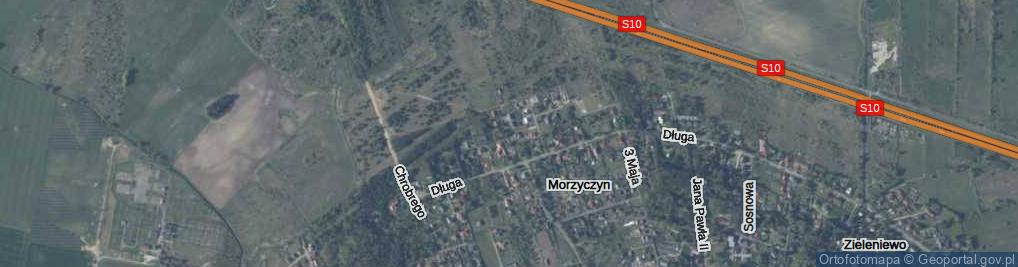 Zdjęcie satelitarne Tęczowa ul.