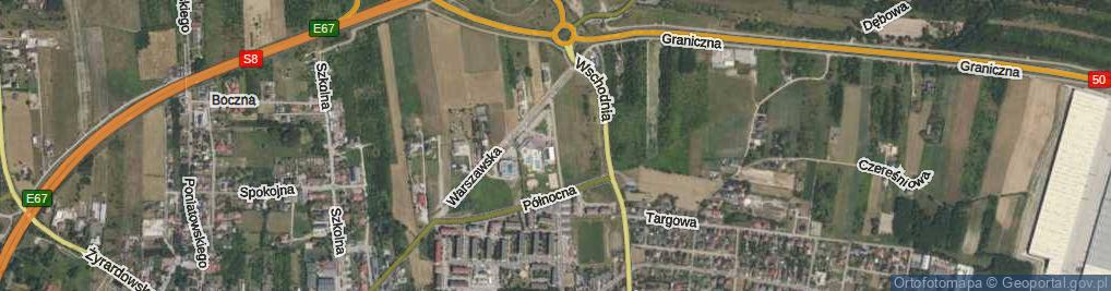 Zdjęcie satelitarne Termalna ul.