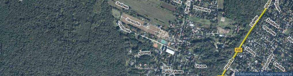 Zdjęcie satelitarne Tenisowa ul.