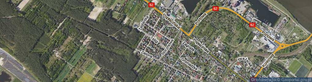 Zdjęcie satelitarne Teligi Leonida ul.