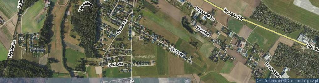 Zdjęcie satelitarne Tęczowa ul.