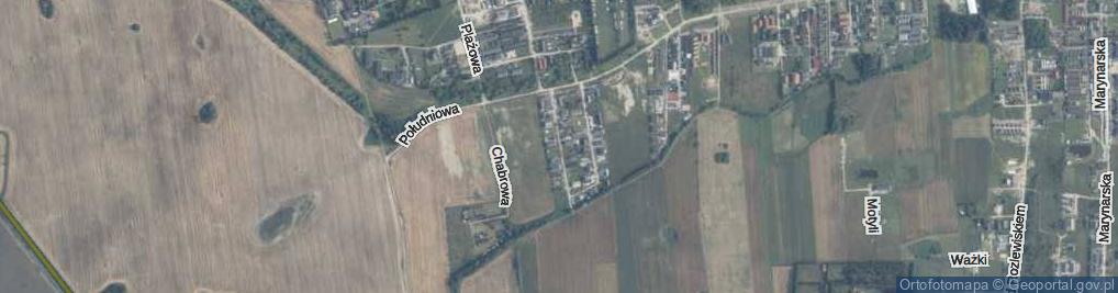 Zdjęcie satelitarne Tęczowa ul.