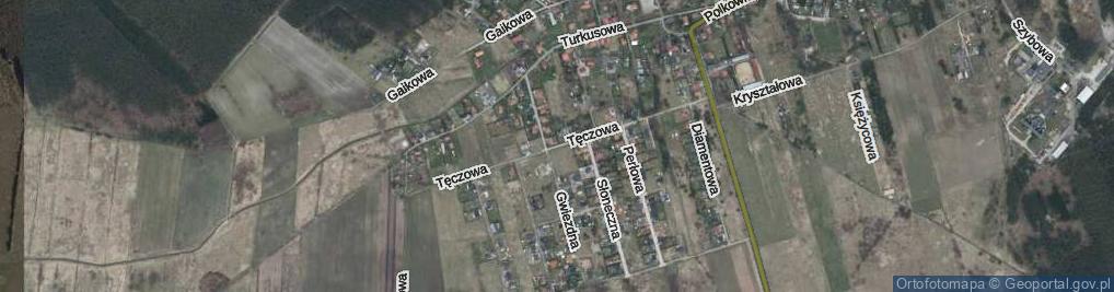 Zdjęcie satelitarne Tęczowa ul.