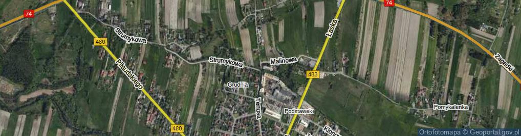 Zdjęcie satelitarne Tenusa Tomasza ul.