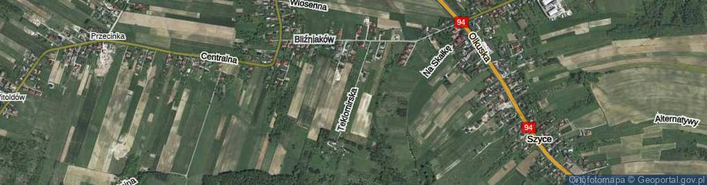 Zdjęcie satelitarne Teklomirska ul.