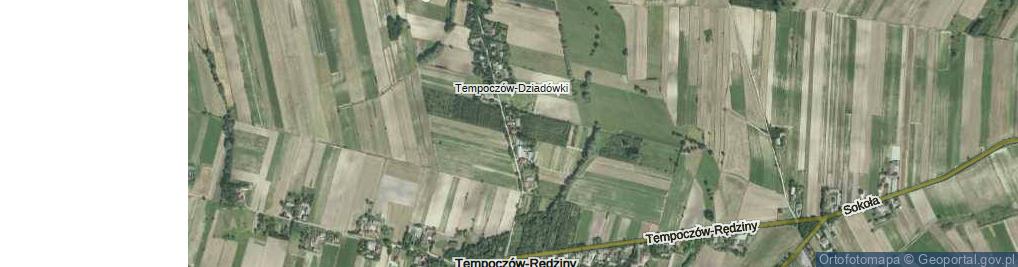 Zdjęcie satelitarne Tempoczów-Rędziny ul.
