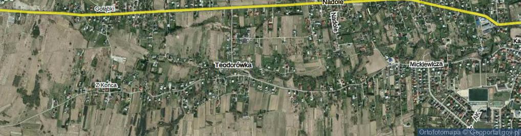 Zdjęcie satelitarne Teodorówka ul.