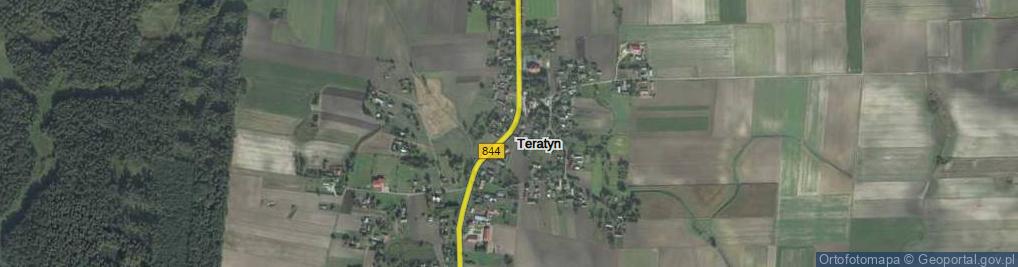 Zdjęcie satelitarne Teratyn ul.