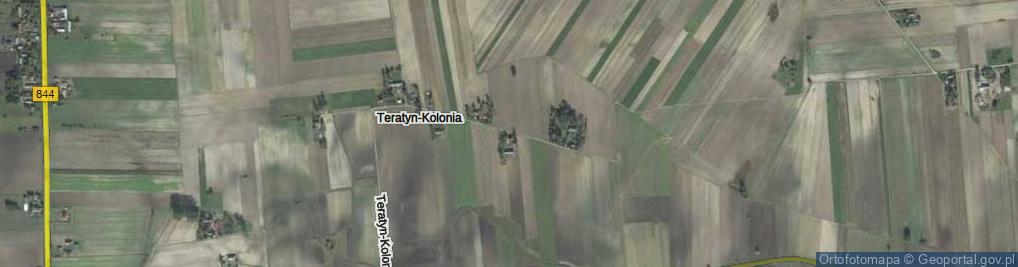 Zdjęcie satelitarne Teratyn-Kolonia ul.