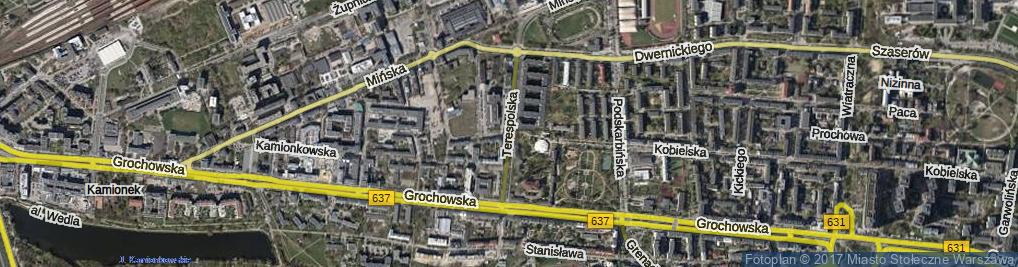 Zdjęcie satelitarne Terespolska ul.