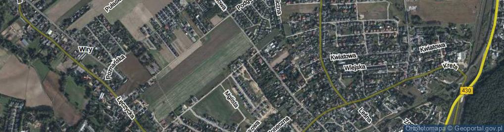 Zdjęcie satelitarne Tęczowa ul.