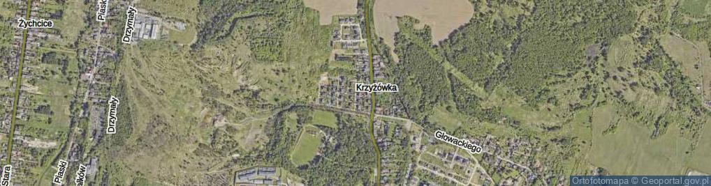 Zdjęcie satelitarne Tetmajera ul.