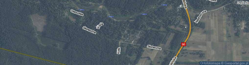 Zdjęcie satelitarne Tęczowa ul.