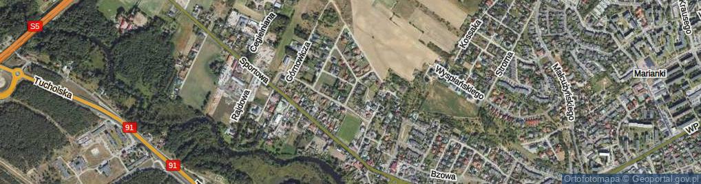 Zdjęcie satelitarne Teligi Leonida ul.