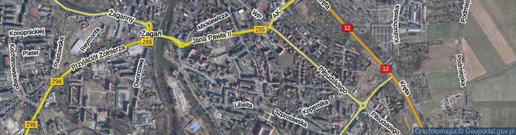 Zdjęcie satelitarne Teatralna ul.