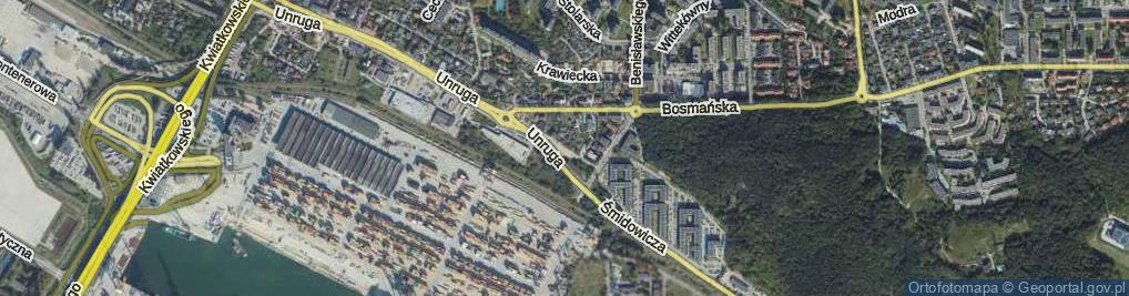 Zdjęcie satelitarne Tkacka ul.