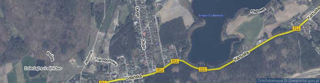 Zdjęcie satelitarne Topolowa ul.