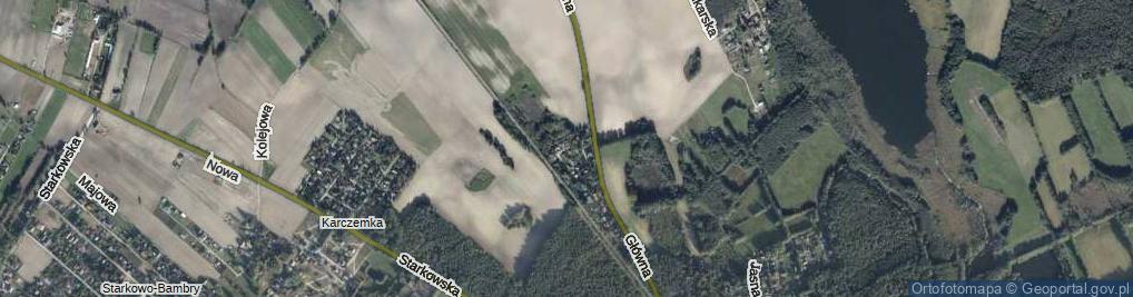 Zdjęcie satelitarne Topolowa ul.