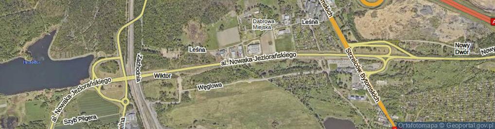 Zdjęcie satelitarne Topolowa ul.