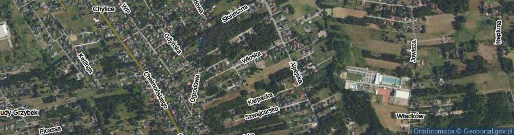 Zdjęcie satelitarne Toskańska ul.