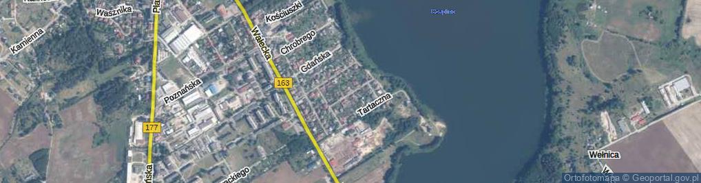 Zdjęcie satelitarne Toruńska ul.