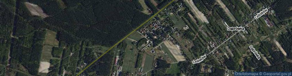 Zdjęcie satelitarne Topolowa ul.