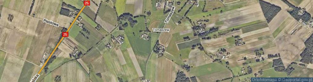 Zdjęcie satelitarne Tomaszew ul.