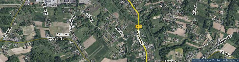 Zdjęcie satelitarne Torowa ul.