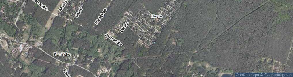 Zdjęcie satelitarne Topolowa ul.