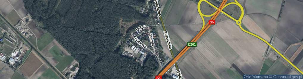 Zdjęcie satelitarne Torowa ul.