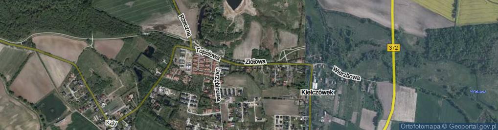 Zdjęcie satelitarne Topolowa ul.
