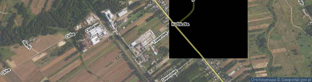 Zdjęcie satelitarne Towarowa ul.