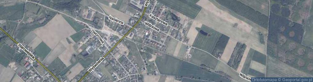 Zdjęcie satelitarne Topolowa ul.