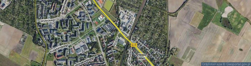 Zdjęcie satelitarne Torowa ul.