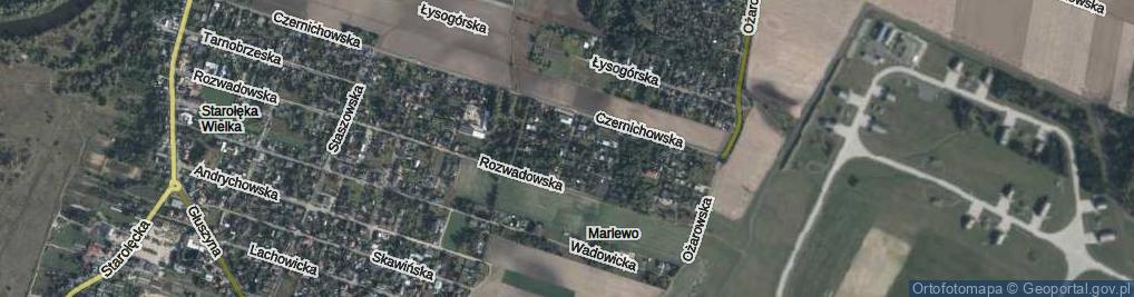 Zdjęcie satelitarne Tomaszowska ul.