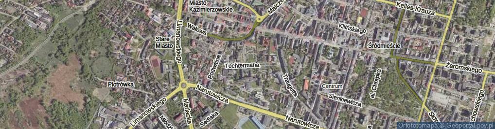 Zdjęcie satelitarne Tochtermana Adolfa ul.