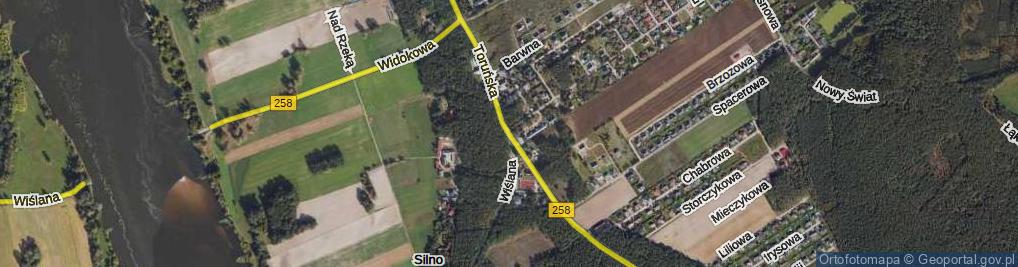 Zdjęcie satelitarne Toruńska ul.