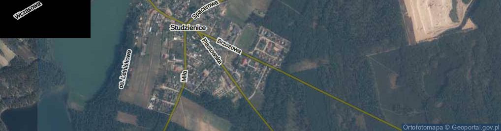 Zdjęcie satelitarne Topolowa ul.